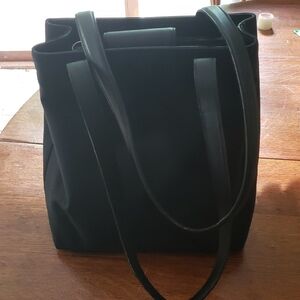 Elegant Black COACH  Tote Bag